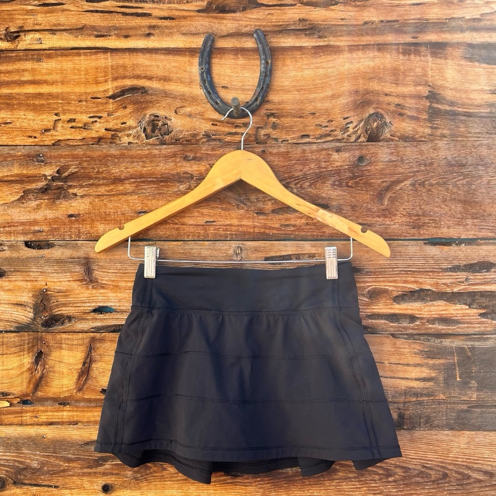 LULULEMON | Pace Rival Black Skirt Skort 2